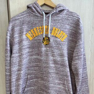 Duluth‎ Minnesota Champion Hoodie Women’s XL Heathered Burgundy Sport Stretch